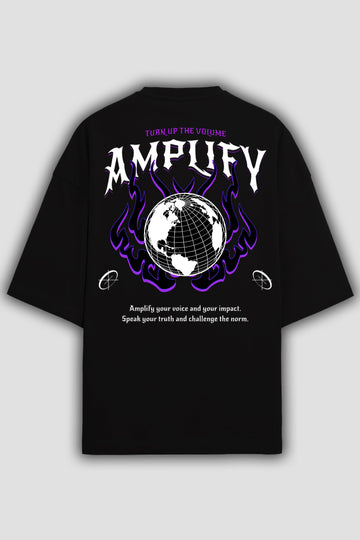 "Amplify" Purple Drip Tee