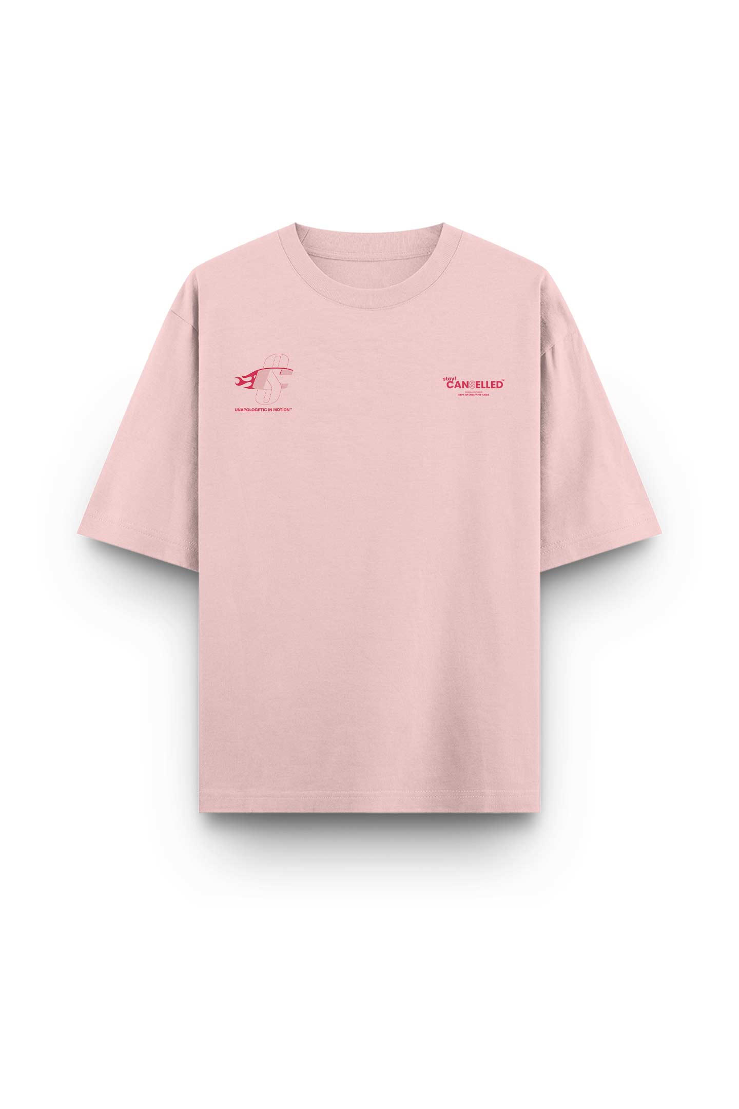 UNAPOLOGETIC IN MOTION™ BABY PINK TEE