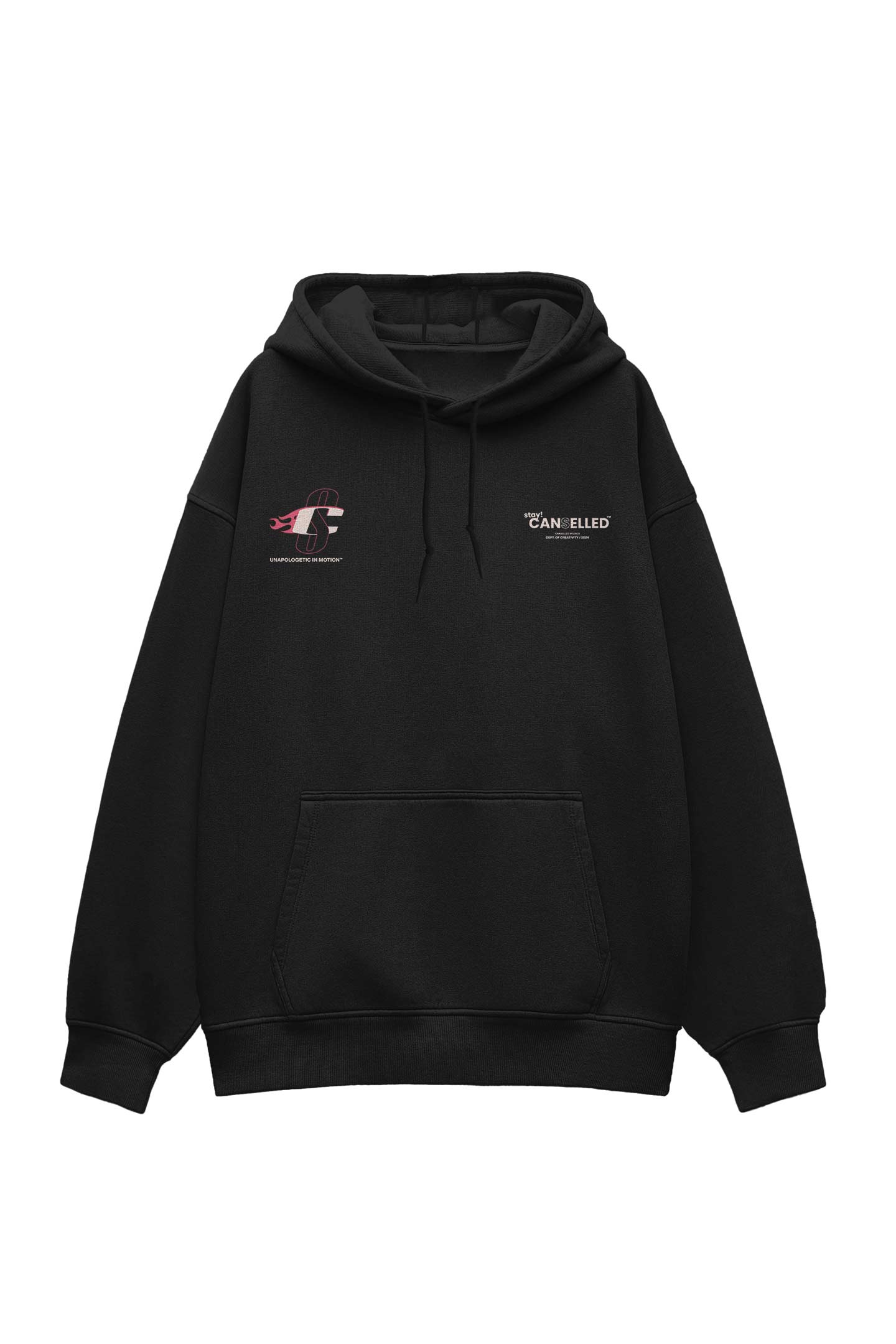 UNAPOLOGETIC IN MOTION™ BLACK HOODIE