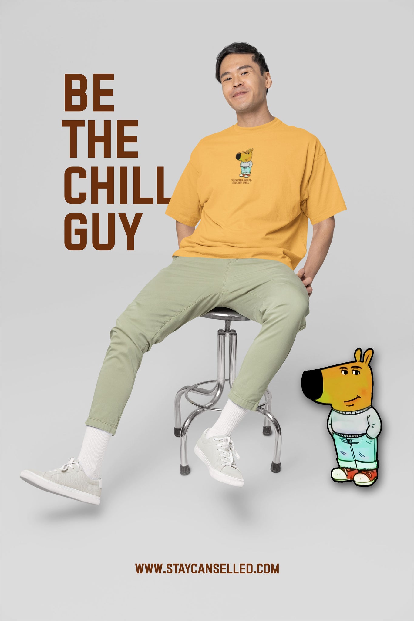 Chill Guy Oversized Tee