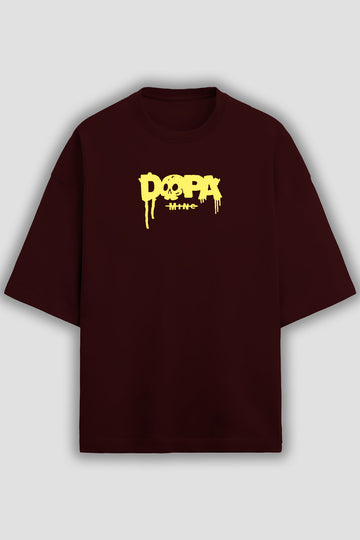 "Dopamine" Yellow Drip Tee