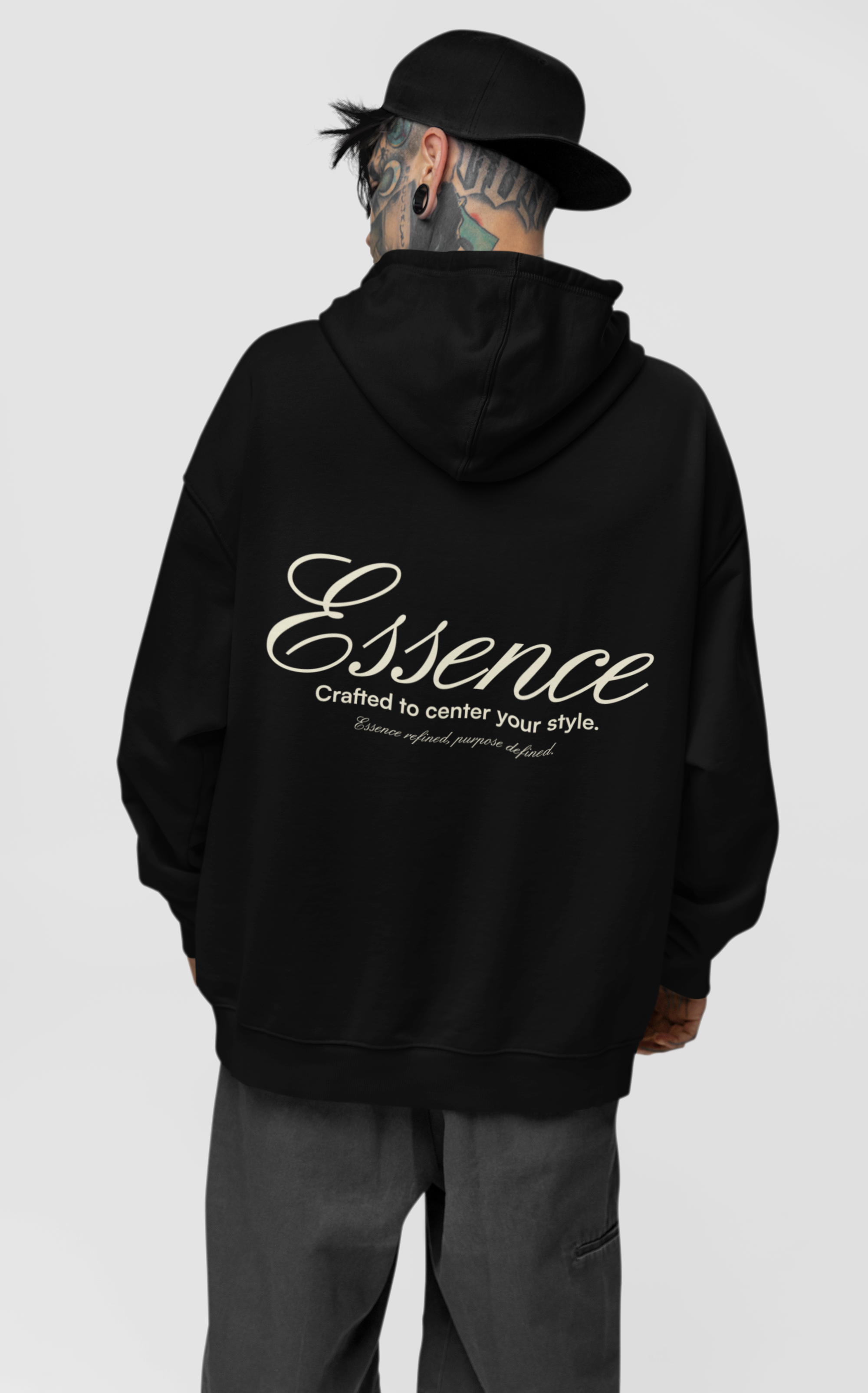 ESSENCE Hoodie Black
