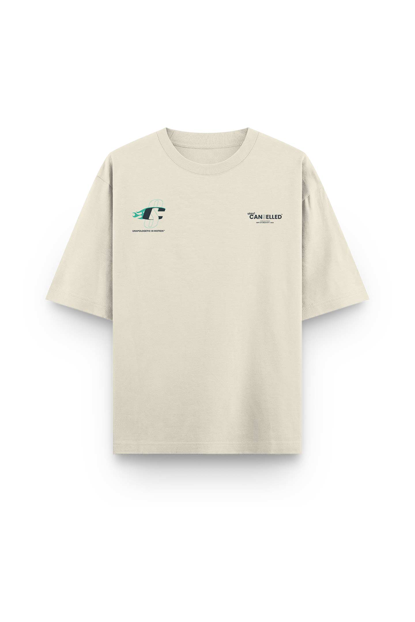 UNAPOLOGETIC IN MOTION™ OFF WHITE TEE