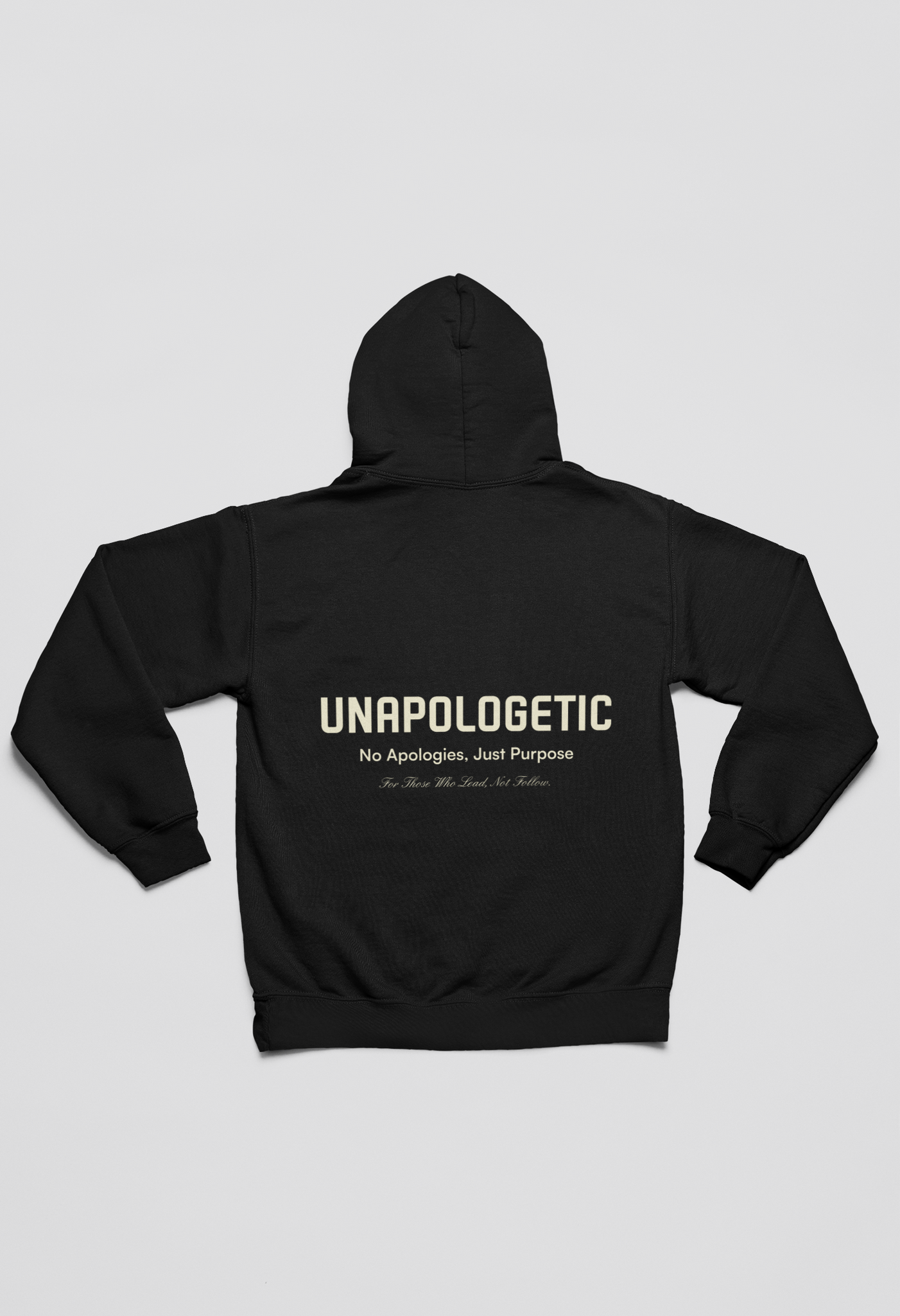 UNAPOLOGETIC: No Apologies, Just Purpose Oversized Hoodie