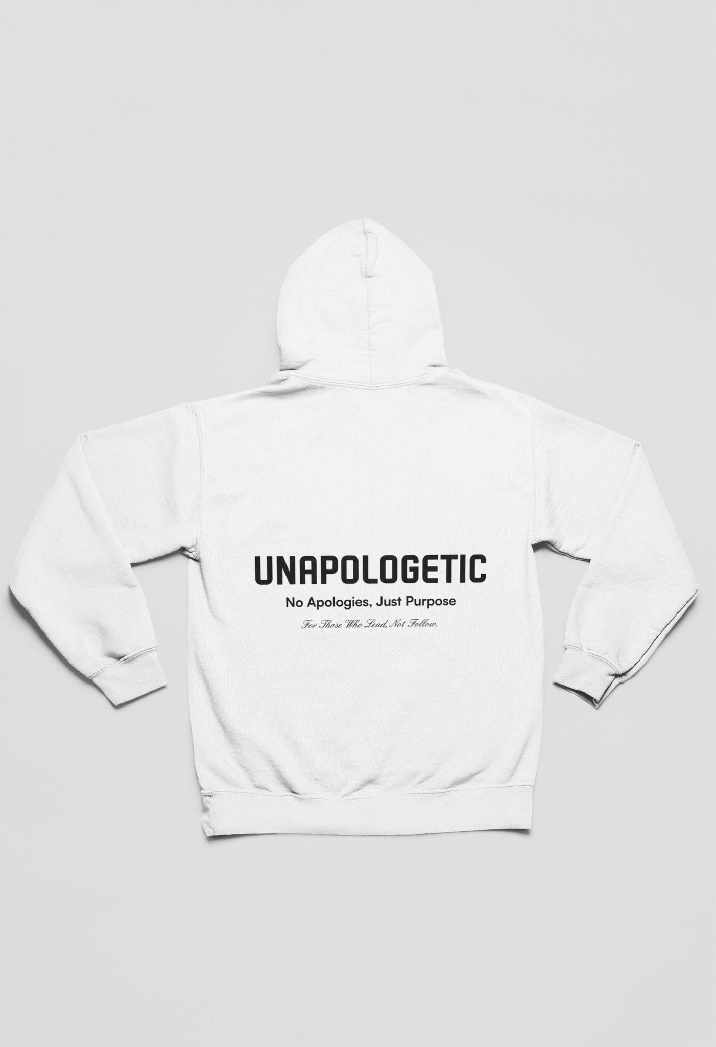 UNAPOLOGETIC: No Apologies, Just Purpose Oversized Hoodie